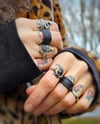 Bad Boyfriend Mini Black Vegan Leather Mini Ring