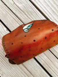 Image 5 of Blue Bird Leather Glasses Case