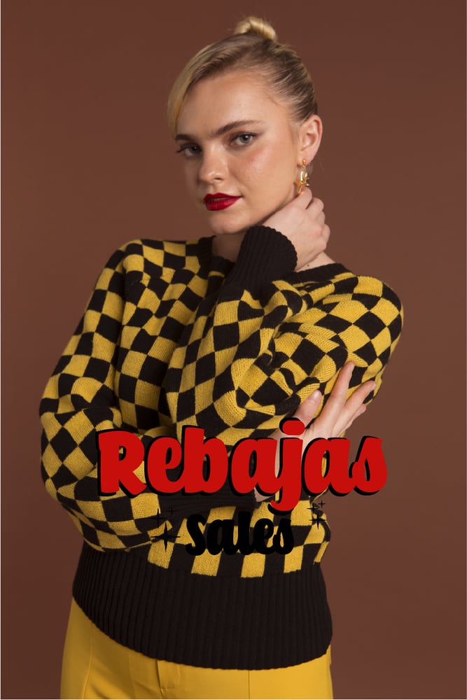 Image of REBAJAS-SALES -40% Jersey mostaza y negro