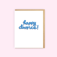 Happy Divorce Card