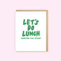 Let's Do Lunch Card