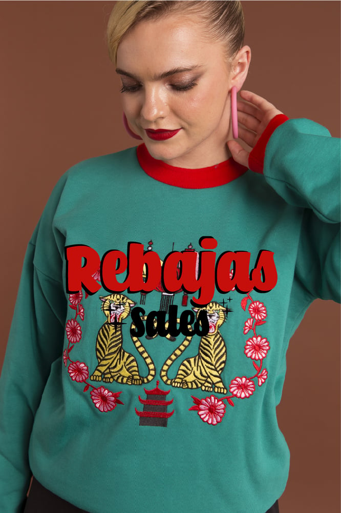 Image of REBAJAS-SALES -40% Sudadera Xiamen verde