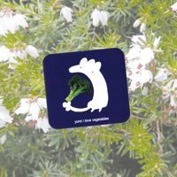 Image 1 of I <3 vegetables sticker