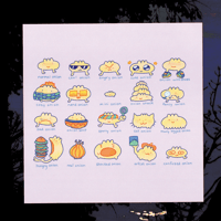 many onions print