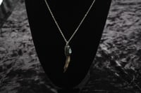 Image 4 of Dead Good Pheasant toe and Silver Moonstone amulet