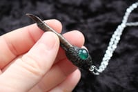 Image 5 of Dead Good Pheasant toe and green Onyx amulet