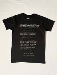 Image 2 of NORTHERN SKY LYRIC T SHIRT