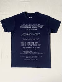 Image 1 of NORTHERN SKY LYRIC T SHIRT
