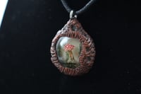 Image 2 of Dead Good mushroom glow in the dark Goblincore necklace