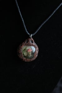 Image 5 of Dead Good mushroom glow in the dark Goblincore necklace