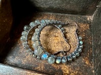 Image 12 of Labradorite copper hoops . n 35