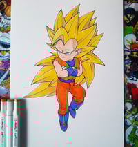 SSJ3  ORIGINAL INK ART SIGNED
