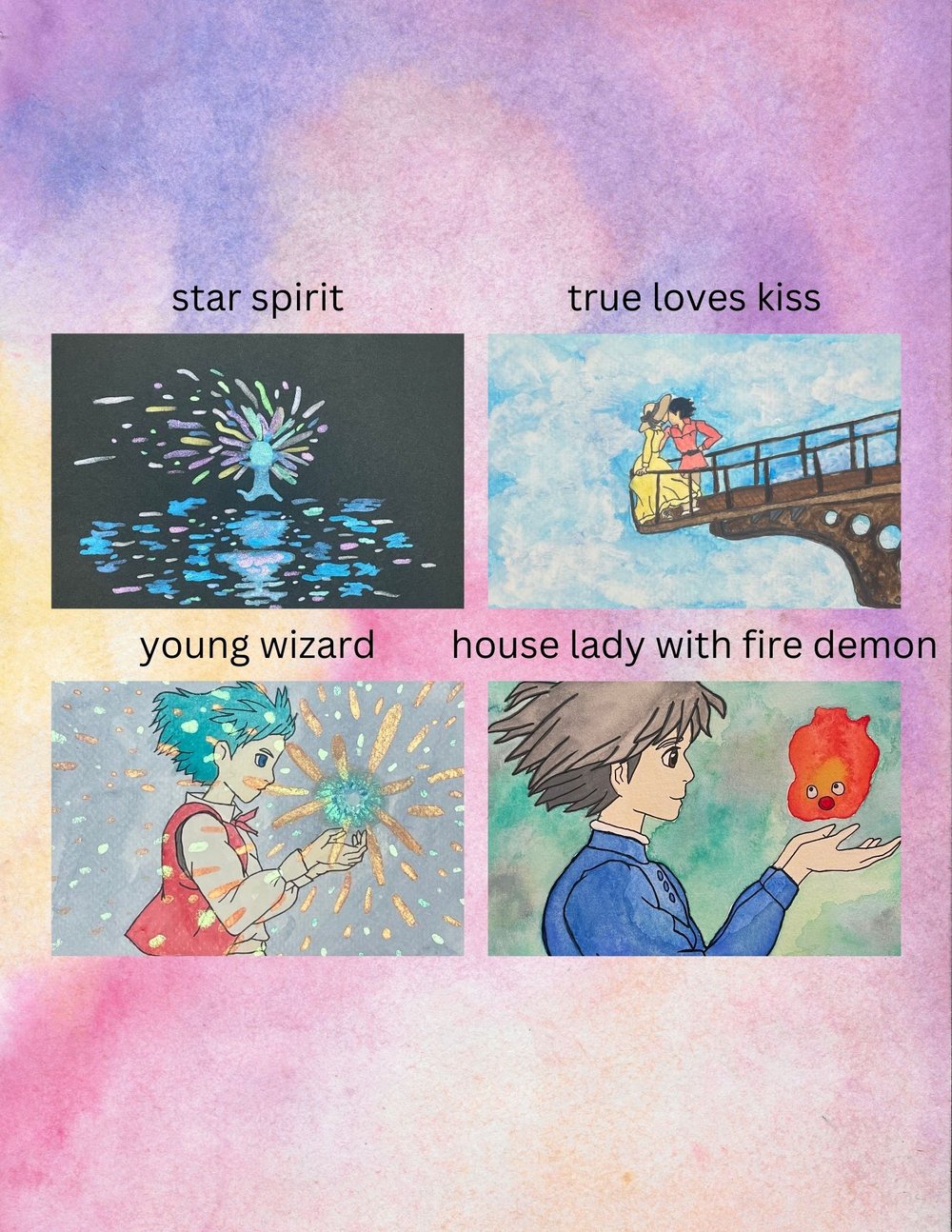 Image of Wizard’s Mobile Castle Watercolour Prints