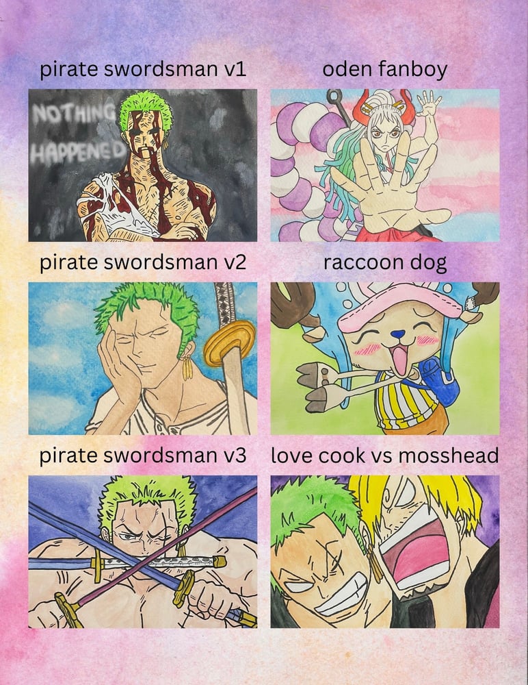 Image of Pirate Watercolour Prints