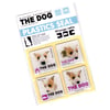 THE DOG 'Plastics Seal' Welsh Corgi Sticker Sheet