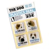 THE DOG 'Plastics Seal' Spaniel Sticker Sheet