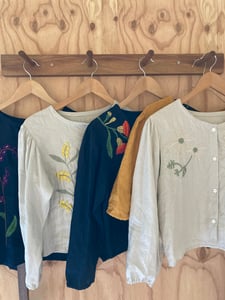 Image of Embroidered Wildflower Shirt - CUSTOM