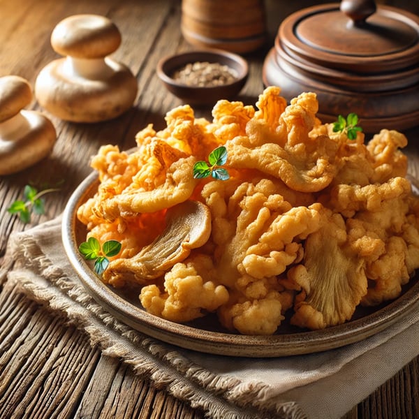 Image of Fried Oyster Mushrooms 