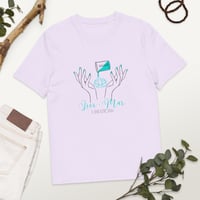 Image 1 of Unisex organic ribbed neck t-shirt