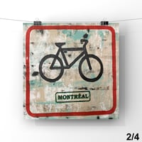 Image 2 of Hand stamping serie "Vélo Montréal"