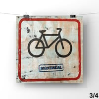 Image 3 of Hand stamping serie "Vélo Montréal"