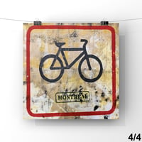 Image 4 of Hand stamping serie "Vélo Montréal"