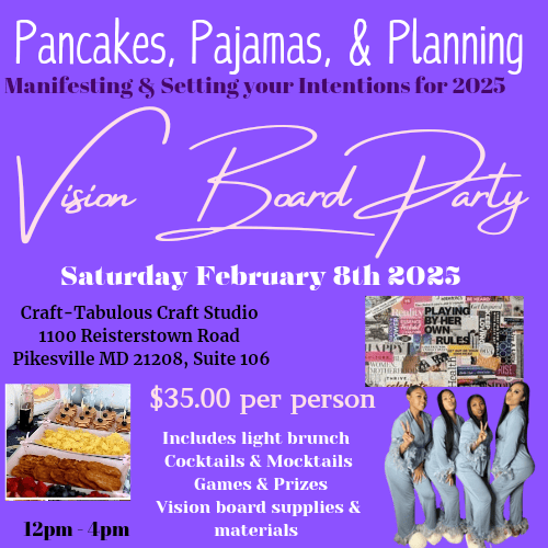 Image of Pancakes, Pajamas & Planning Vision Board Party