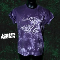 Unisex Medium Cloudy Moon Tie Dye Tee