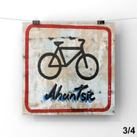 Image 3 of Hand stamping serie "Vélo Ahuntsic"