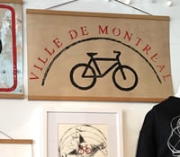 Image 1 of Hand stamping serie "Vélo Ville de Montréal"