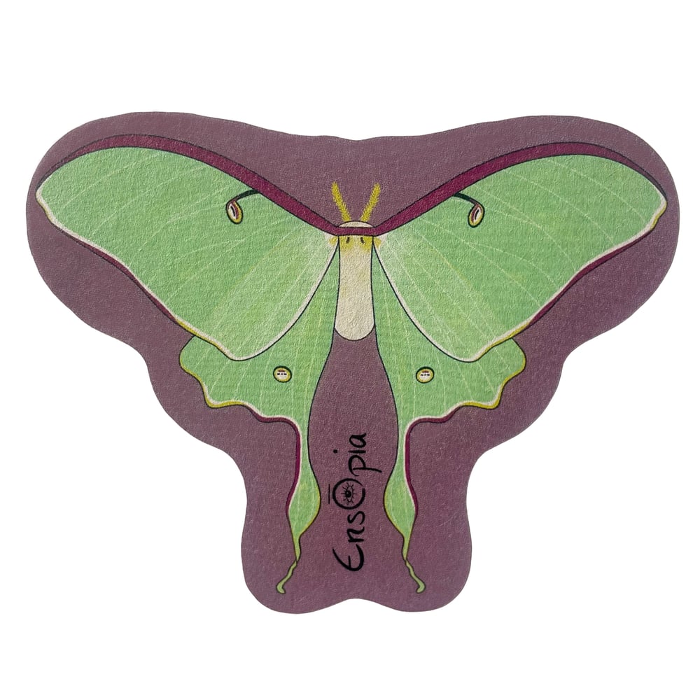 Image of Luna Moth Eco-Friendly Sticker