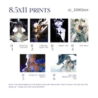 Image 1 of 8.5x11 Letter Size Prints