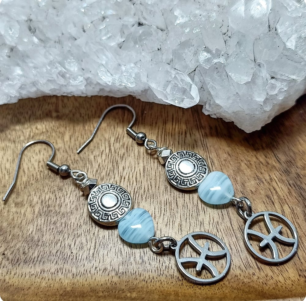 Image of Pisces Cosmic Star Sign Earrings - LIMITED EDITION