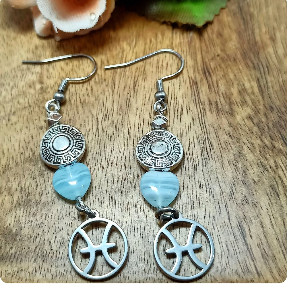 Image of Pisces Cosmic Star Sign Earrings - LIMITED EDITION