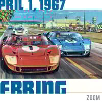 Image 2 of Sebring | Michael Turner - 1967 | Event Poster | Vintage Poster