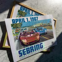 Image 1 of Sebring | Michael Turner - 1967 | Event Poster | Vintage Poster