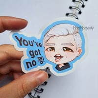 Image 2 of You've got no jams – rm chibi sticker