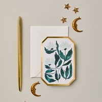 Image 1 of ANASTASIA BOTANICAL DIE CUT MINI CARD