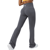Image 8 of UPerform Legacy Flare Leggings-  Grey 