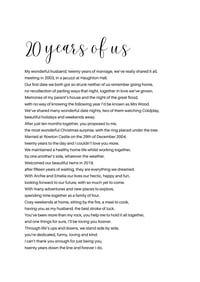Image 2 of Personalised rhyme, valentines/ anniversary 