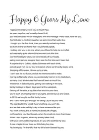 Image 1 of Personalised rhyme, valentines/ anniversary 