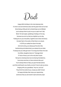 Image 2 of Personalised rhyme for Dad