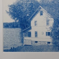 Image 2 of Adirondack House Cyanotype Print