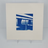 Image 1 of Amtrak Cyanotype Print