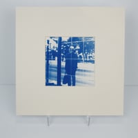 Image 1 of Man in Saratoga Springs Cyanotype Print