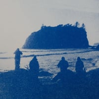 Image 3 of Ruby Beach Cyanotype Print