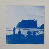 Image 2 of Ruby Beach Cyanotype Print