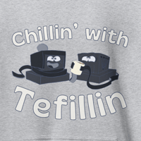 Image 1 of Chillin' With Tefillin Unisex Hoodie (9 colors available)