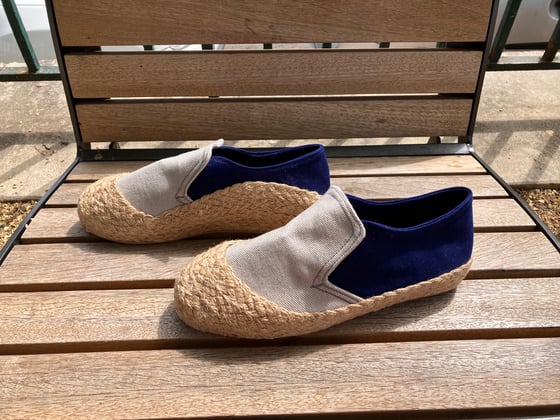 Image of Classic Espadrilles - Denim Grey Bi-Color