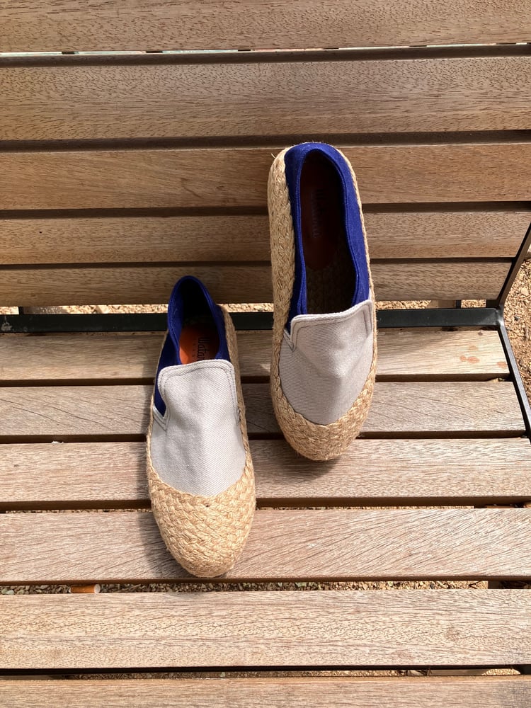 Image of Classic Espadrilles - Denim Grey Bi-Color